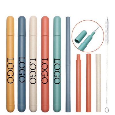 Portable Travle Wheat Straw Straws